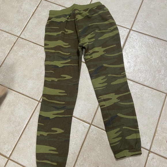 Alternative womens Green Camouflage Joggers - Picture 2 of 4